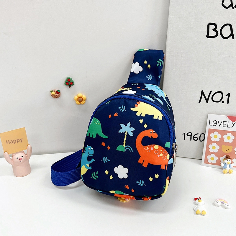 Dječja crossbody torba s motivom dinosaura — najlon materijal, ultra lagana, protiv krađe, otporna na habanje, za svakodnevnu upotrebu