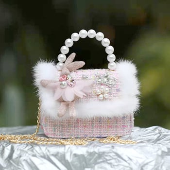 Plišani zeka crossbody novčanik za djevojčice i djecu – mini lutka torbica, podstava od poliestera, životinjski uzorak, dječji slatki stil (Jin Yuna)