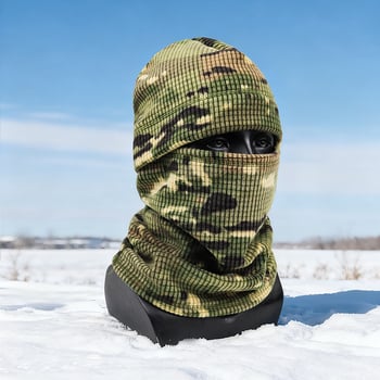 Kavntuve φλις εσωτερική καπέλα για υπαίθριες δραστηριότητες – unisex καπέλο τύπου κράνος για σκι και ορειβασία, πλέγμα σχέδιο