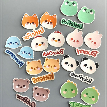 Комплект лицеви лепенки за зимни ски, карикатурно животно, памучен материал, за спорт на открито