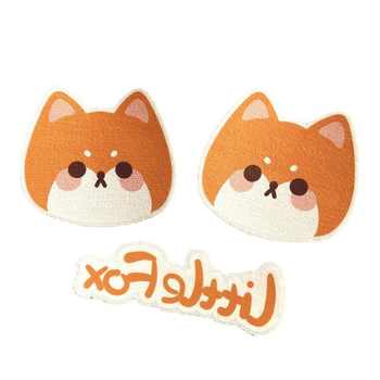 Комплект лицеви лепенки за зимни ски, карикатурно животно, памучен материал, за спорт на открито