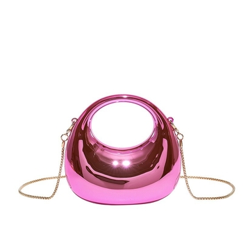 Crossbody чанта от акрил със форма на полумесец, магнитно закопчаване, вътрешен джоб, марка Yuxuan.