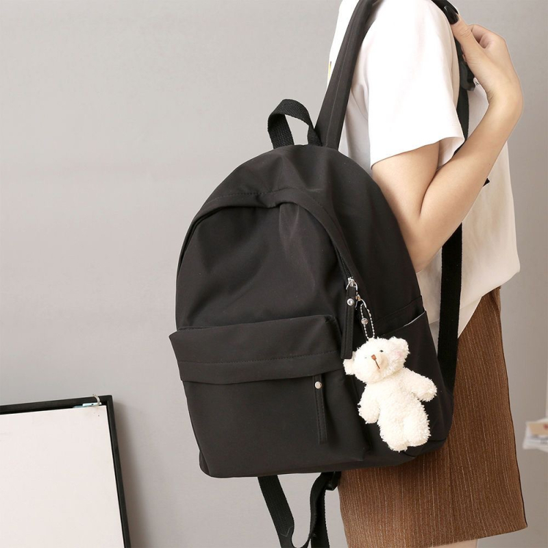Najlonski školski ruksak, unisex, 20–35 L, stil fakulteta, prozračan, vodootporan, protiv krađe, ergonomski stražnji panel, pogodan za 15-inčni laptop