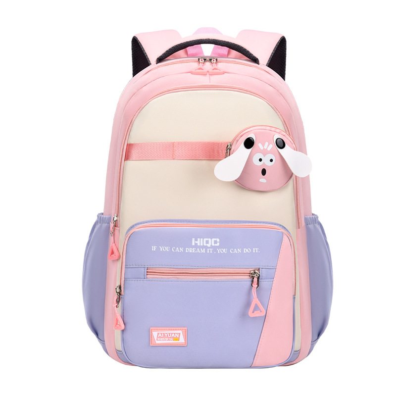 Unisex školski ruksak za osnovnu školu s zaštitom kralježnice, lagan, otporan, anime uzorak, zakrivljene naramenice