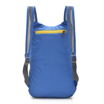 Nylon vízálló hátizsák antifurt védelemmel, geometriai mintával és görbült vállpántokkal (Nylon; Vízálló; Antifurt védelem; Geometriai minta; Görbült vállpántok)