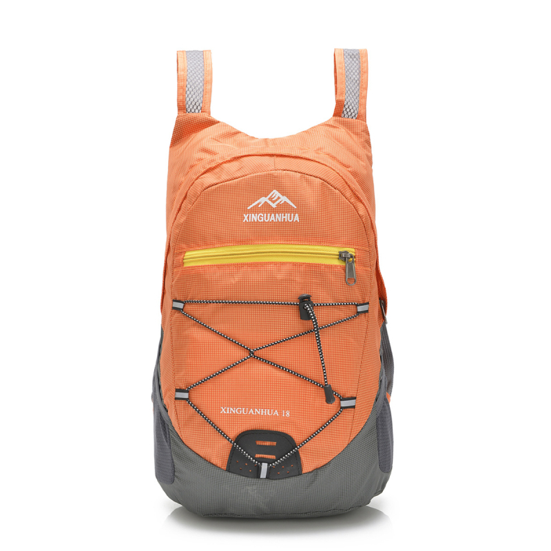 Nylon vízálló hátizsák antifurt védelemmel, geometriai mintával és görbült vállpántokkal (Nylon; Vízálló; Antifurt védelem; Geometriai minta; Görbült vállpántok)