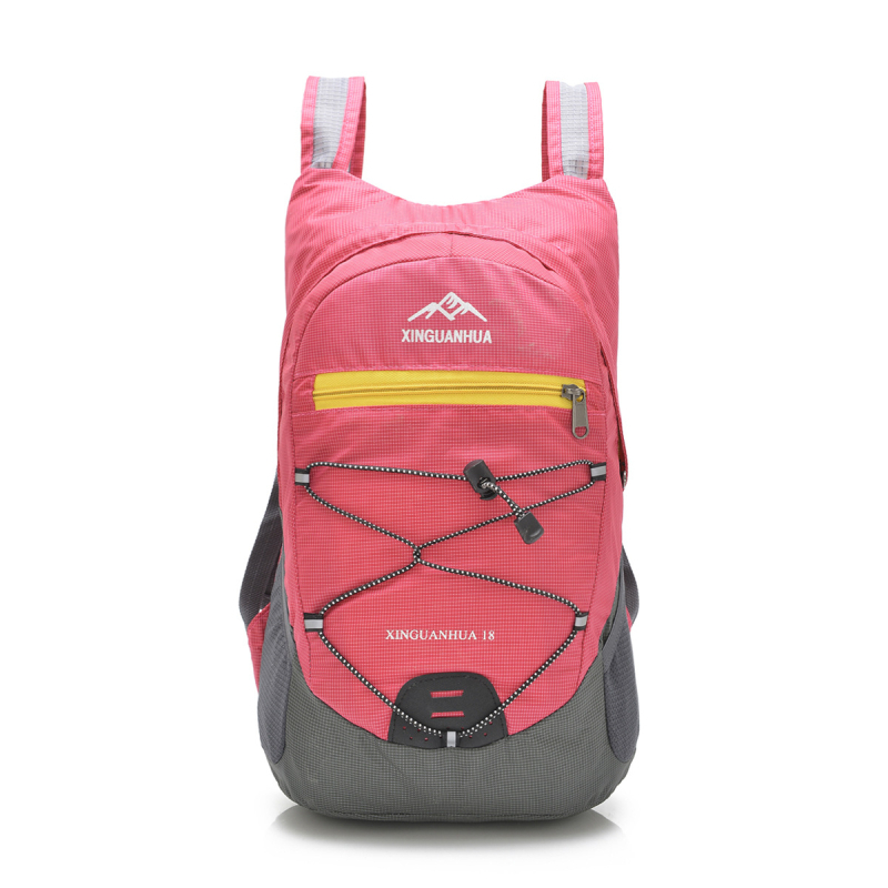 Nylon vízálló hátizsák antifurt védelemmel, geometriai mintával és görbült vállpántokkal (Nylon; Vízálló; Antifurt védelem; Geometriai minta; Görbült vállpántok)