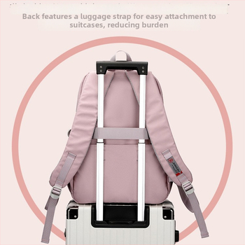 Ученическа раница за момичета от найлон, лека, дишаща, с голям капацитет и защита на гръбнака