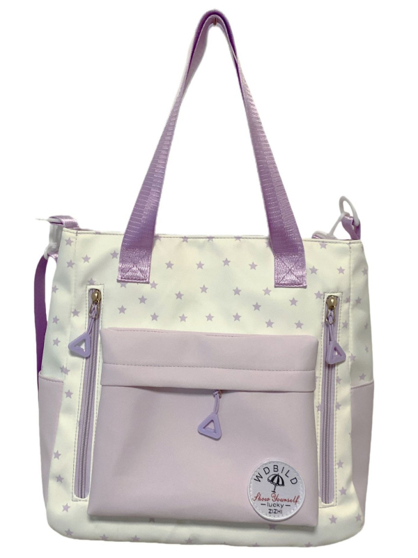 Унисекс ученическа чанта от Oxford плат с голям капацитет, кръстосана през рамо, водоустойчива, стил карикатура