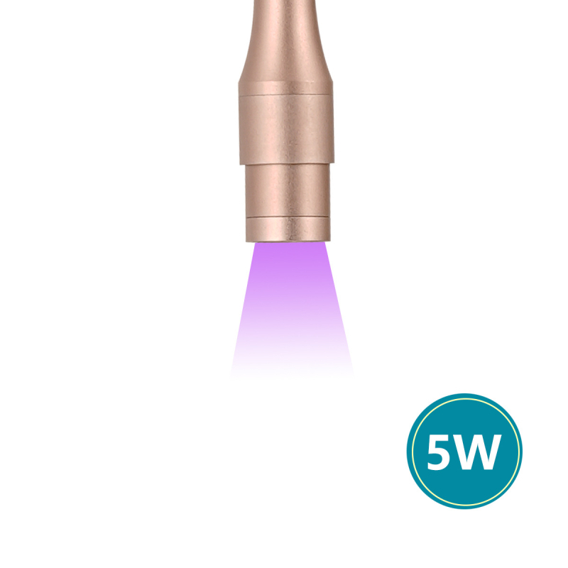 Suport lampă UV pentru gene și gel de unghii, rază de spot reglabilă, 5V, 1A, carcasă din aluminiu, JLONLI, model 009 serie