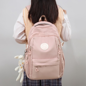 Училищна раница – унисекс, дишаща антибактериална тъкан, презрамки с въздушна възглавница, за училищни нужди