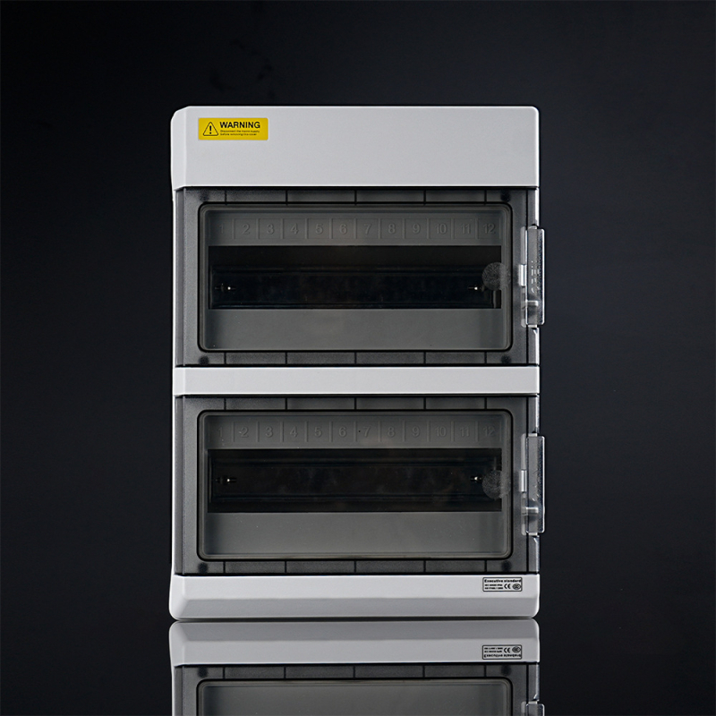 24-канална IP66 външна разпределителна кутия, PC корпус, медни клеми, CE сертифицирана