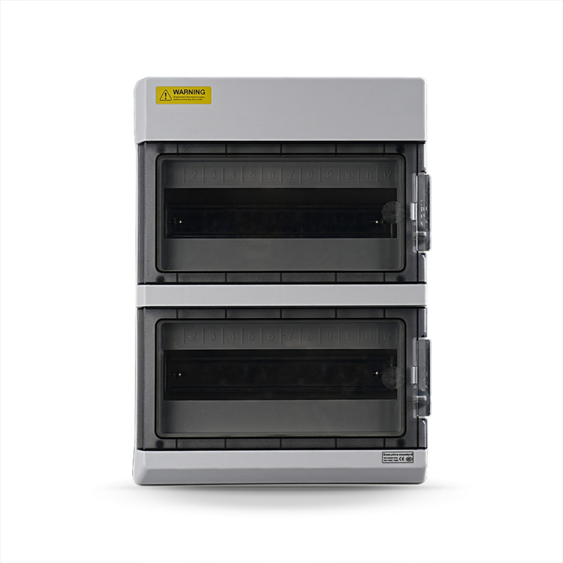 24-канална IP66 външна разпределителна кутия, PC корпус, медни клеми, CE сертифицирана