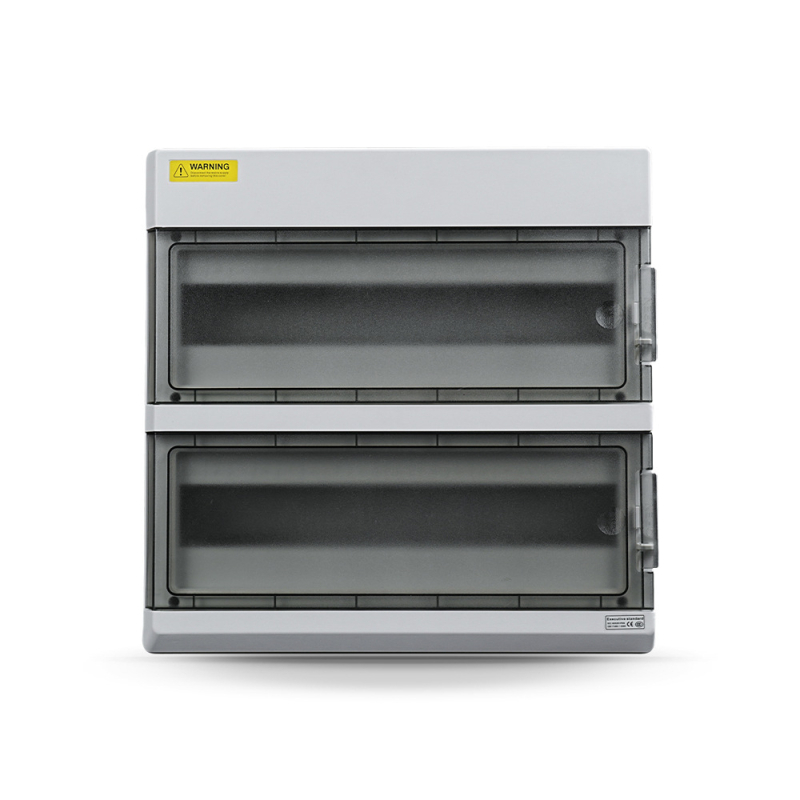 24-канална IP66 външна разпределителна кутия, PC корпус, медни клеми, CE сертифицирана