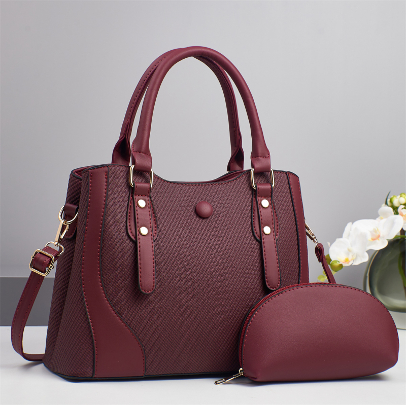 Ženska torbica preko ramena Crossbody od PU kože, gradski street style, Tote torba, vodoravni kvadratni oblik, zatvarač