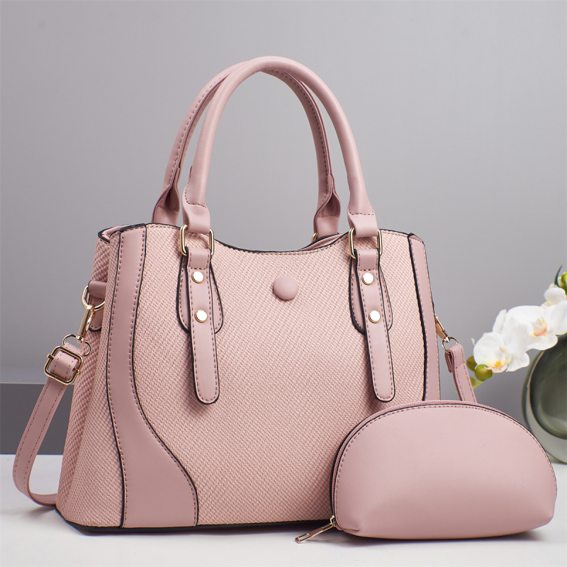Ženska torbica preko ramena Crossbody od PU kože, gradski street style, Tote torba, vodoravni kvadratni oblik, zatvarač