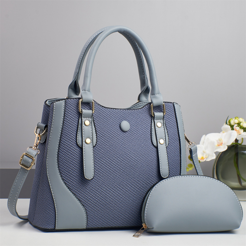 Ženska torbica preko ramena Crossbody od PU kože, gradski street style, Tote torba, vodoravni kvadratni oblik, zatvarač