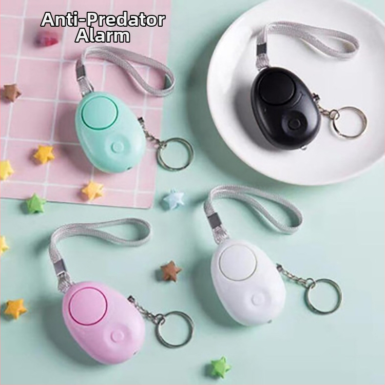 Wolf Protection osobný alarm – 110–120 dB, osvetlenie, napätie 10 V, prúd 30 mA, vhodné pre ženy, študentky, deti a seniorov