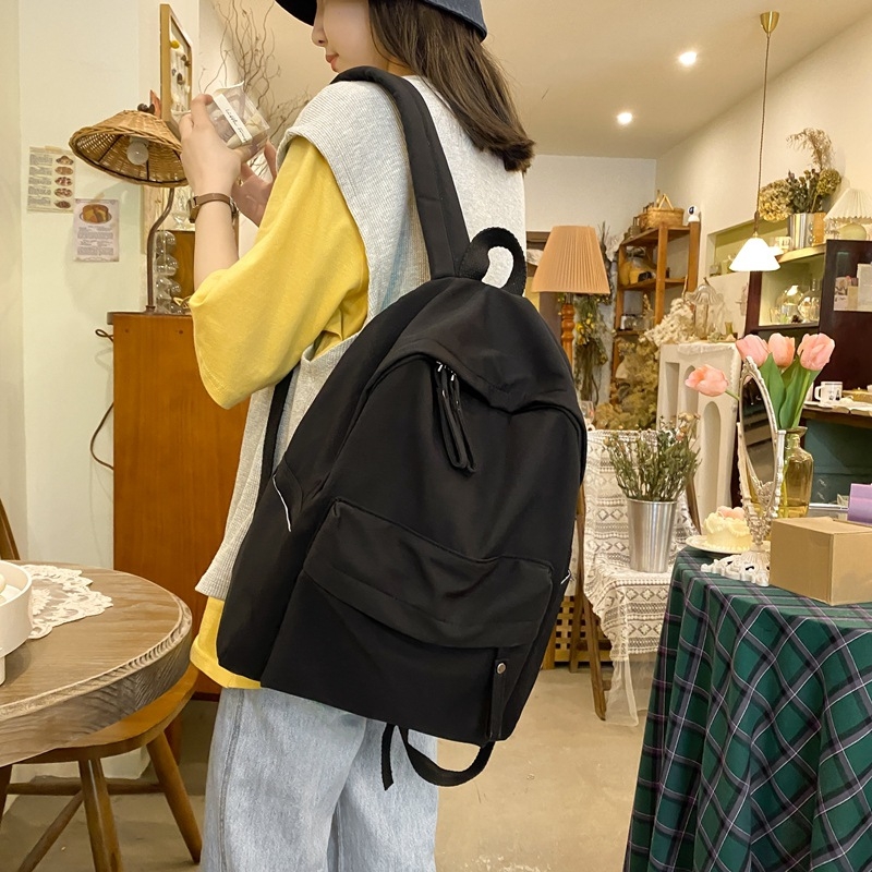 Unisex nylon ruksak za školu, 20–35L, zakrivljene naramenice, prozračan, vodootporan