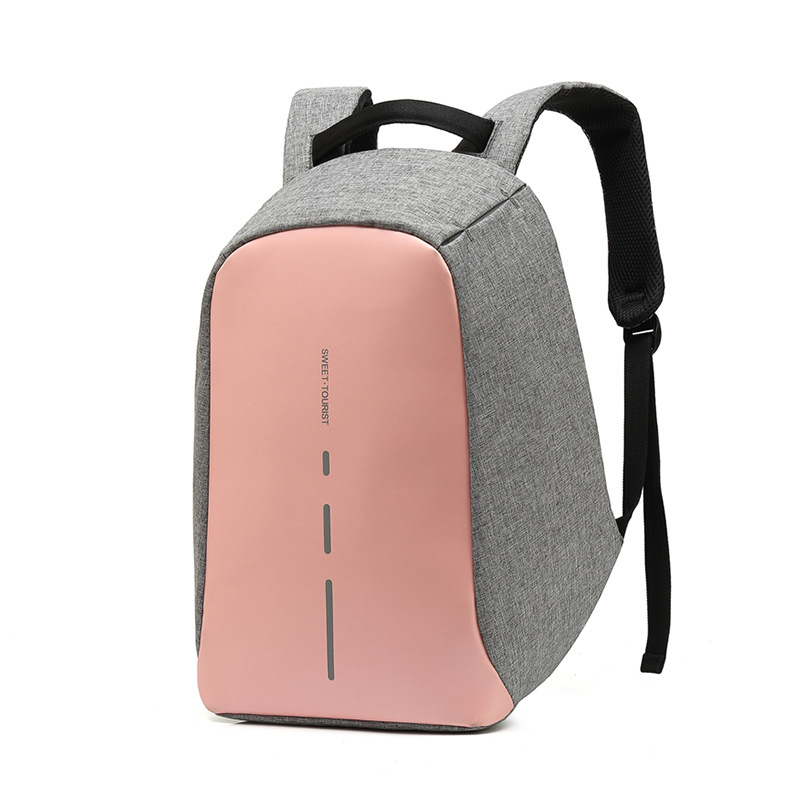Ruksak protiv krađe za 15,6-inčni prijenosnik, Oxford platno, vodootporan, ergonomski stražnji panel, 20–35L, ulični stil poslovni ruksak