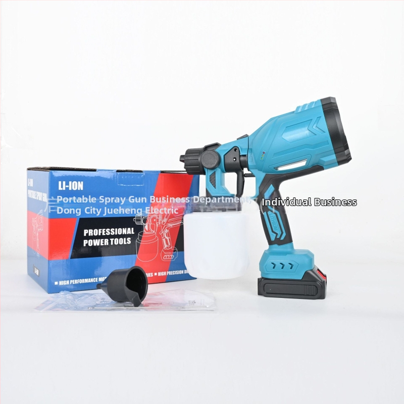 Bezdrôtový pištoľ na maľovanie, kompaktný dizajn, dobíjateľná lítiová batéria, 20V