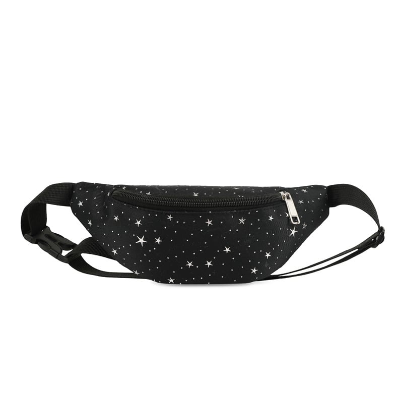 Dječja crossbody torba, jednofarbni dizajn s motivom male zvjezdice, najlon, podstava poliester, unisex, za vrtić, zima 2025