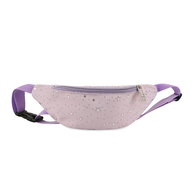 Dječja crossbody torba, jednofarbni dizajn s motivom male zvjezdice, najlon, podstava poliester, unisex, za vrtić, zima 2025