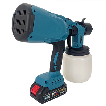 Pištolj za raspršivanje lateks boje - punjiva litijeva baterija, visok tlak, 21V, pogodan za raspršivanje boje i vode (punjiva litijeva baterija, 21V)