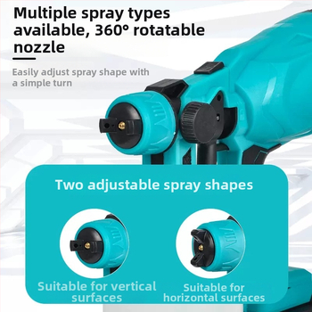 Електрическа ръчна пръскачка за боя, висок натиск, преносима, подходяща за латексна боя, за домашна употреба