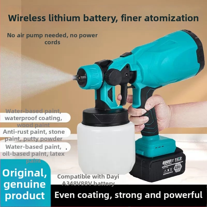 Електрическа ръчна пръскачка за боя, висок натиск, преносима, подходяща за латексна боя, за домашна употреба