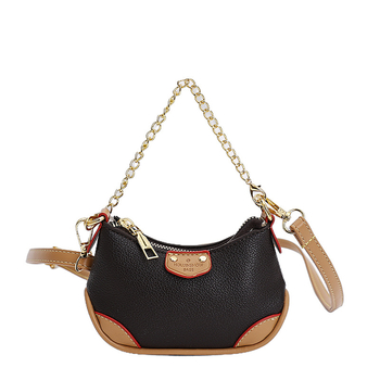 Djevojačka mini crossbody torbica, PU materijal, uzorak slova, podstava od poliester, prozračna i otporna