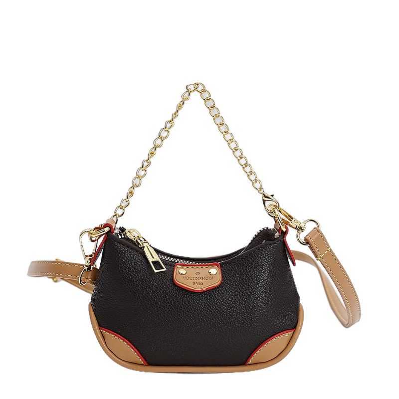 Djevojačka mini crossbody torbica, PU materijal, uzorak slova, podstava od poliester, prozračna i otporna