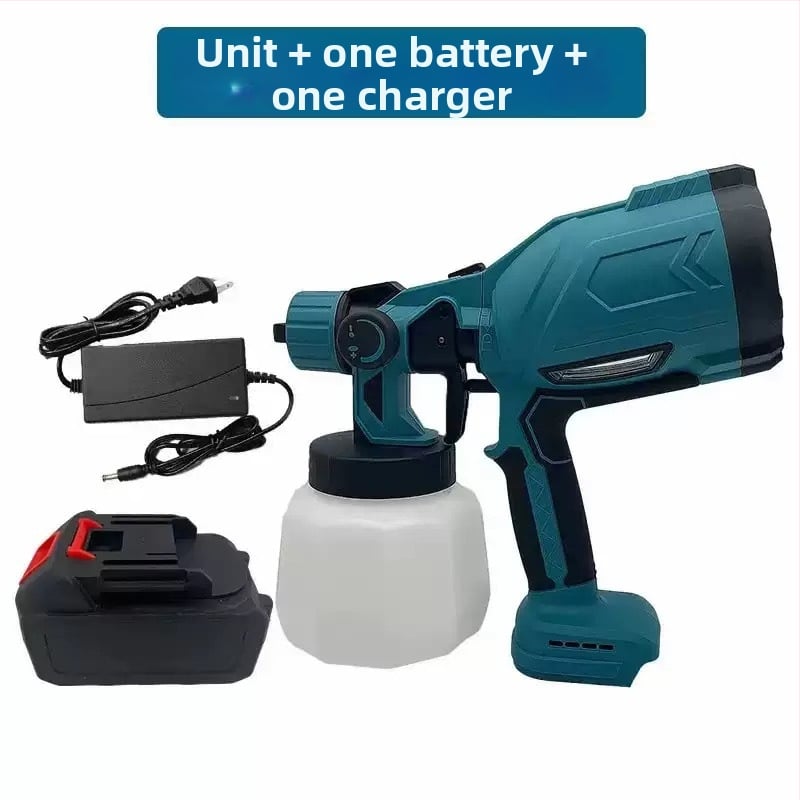 Donkin електрически спрей-пистолет за домашна употреба – презареждаща литиева батерия, All-in-One зарядно, за боядисване