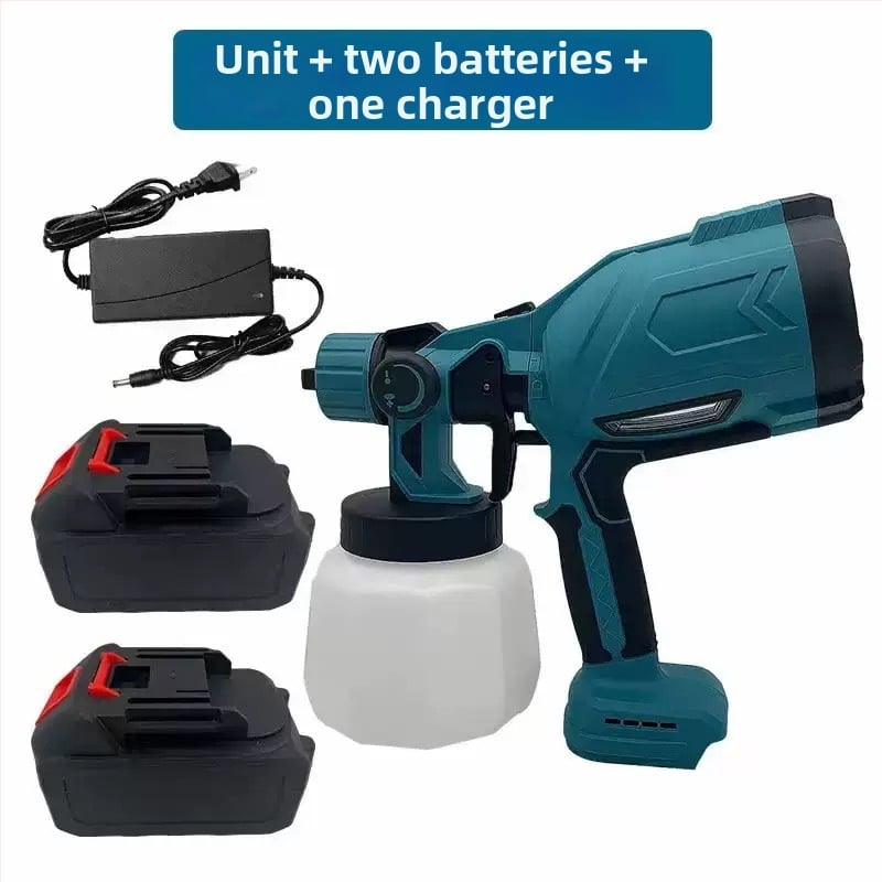 Donkin електрически спрей-пистолет за домашна употреба – презареждаща литиева батерия, All-in-One зарядно, за боядисване