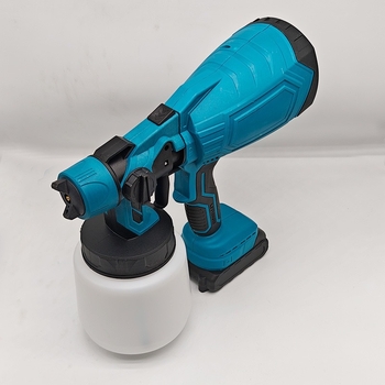 Мултифункционален пистолет за пръскане с литиева батерия, специален адаптер за декорация и боядисване, мощен дърводелски пистолет за пръскане