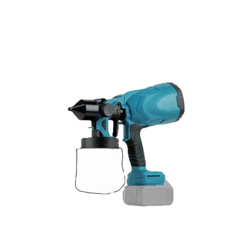 Мултифункционален пистолет за пръскане с литиева батерия, специален адаптер за декорация и боядисване, мощен дърводелски пистолет за пръскане