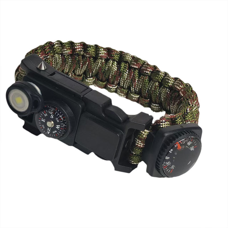 Vanjska narukvica za preživljavanje, 15-u-1 paracord, tkan alat za preživljavanje i samozaštitu