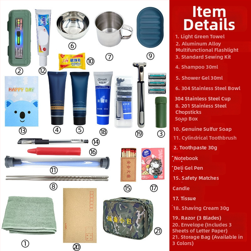 Комплект чанти в камуфлажен стил за активност на открито – геометричен модел, плат Oxford, подплата полиестер, унисекс