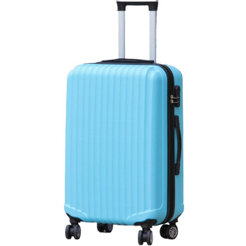 Куфар за пътуване с въртящи се колела, унисекс, ABS материал, цип откриване, обикновен комбиниран заключващ механизъм