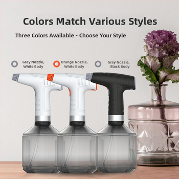 Електрическа пръскачка за дезинфекция и поливане, пластмасова конструкция, финна мъгла, вместимост 1 л