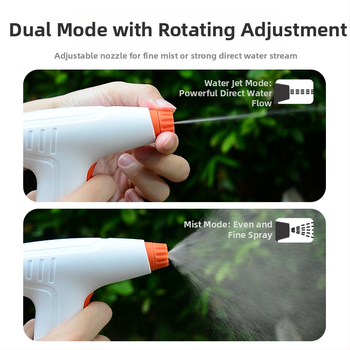 Електрическа пръскачка за дезинфекция и поливане, пластмасова конструкция, финна мъгла, вместимост 1 л