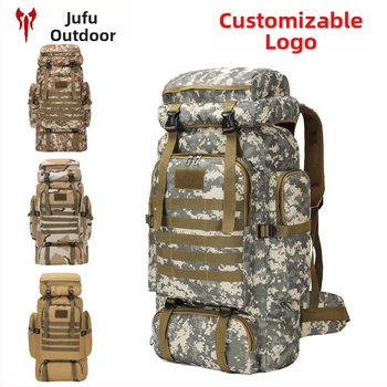 Taktický batoh, Oxford látka, maskovací vzor, podšívka z polyesteru, unisex, rozšíriteľný, ochrana chrbtice pre vonkajšie športy