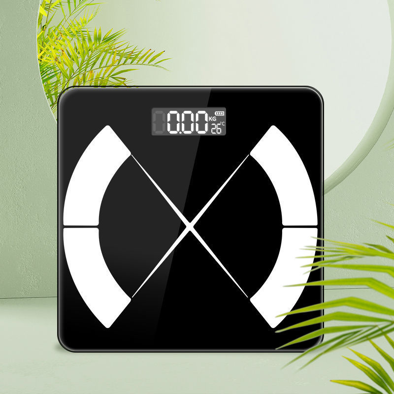 Vaga za tjelesne masnoće s Bluetoothom i aplikacijom, mjeri težinu, tjelesnu masnoću, kalorije i vlagu; USB napajanje, do 180 kg