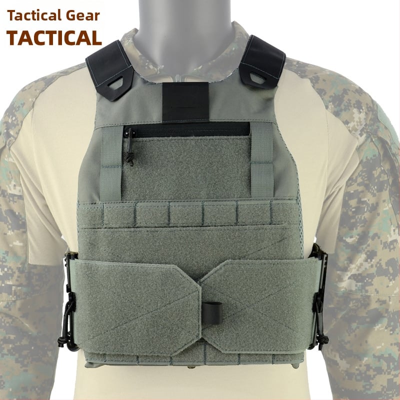 Тактически жилет с бързо освобождаване FCSK2.0 – полеви жилет от памучен бленд, дишащ, водоустойчив, износоустойчив и ветроустойчив, унисекс
