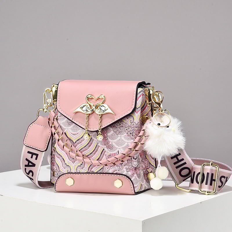 Indulge телефонна кроссбоди чанта, PU материал, вертикална квадратна форма, градска простота, пролет 2025