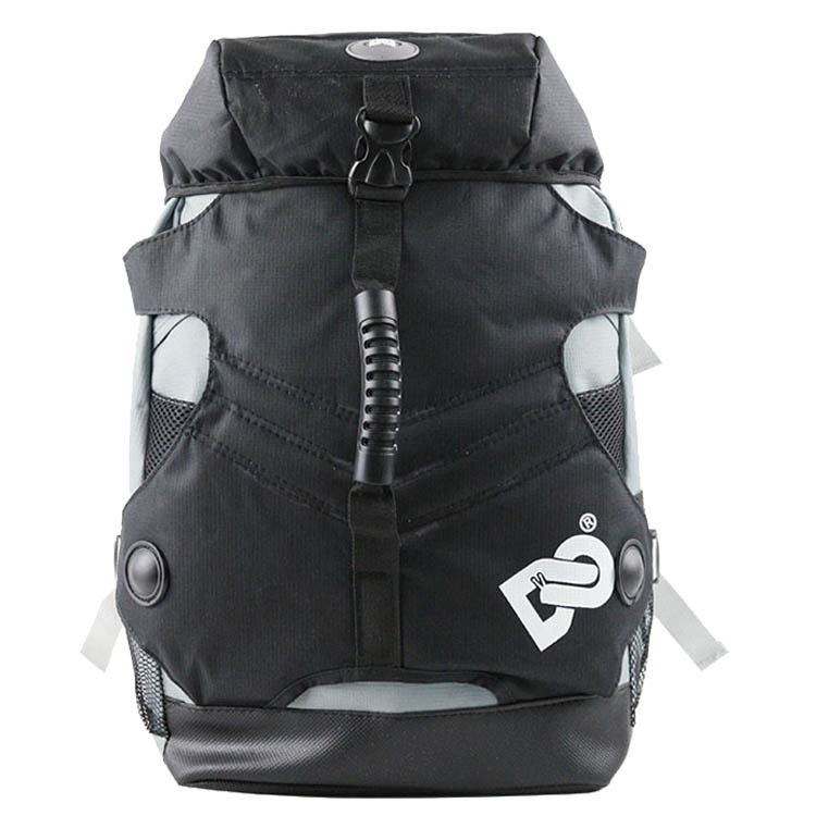 Denuoniss спортна раница за роликови кънки, изработена от найлон, модел Lhb005, подплата полиестер, с извита презрамка.