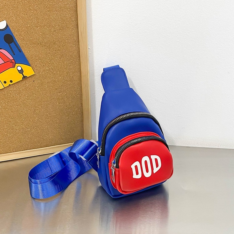 Детска презрамна чанта с буквен принт, нейлон, подплата полиестер, ултра лека, разширяема, подходяща за детска градина