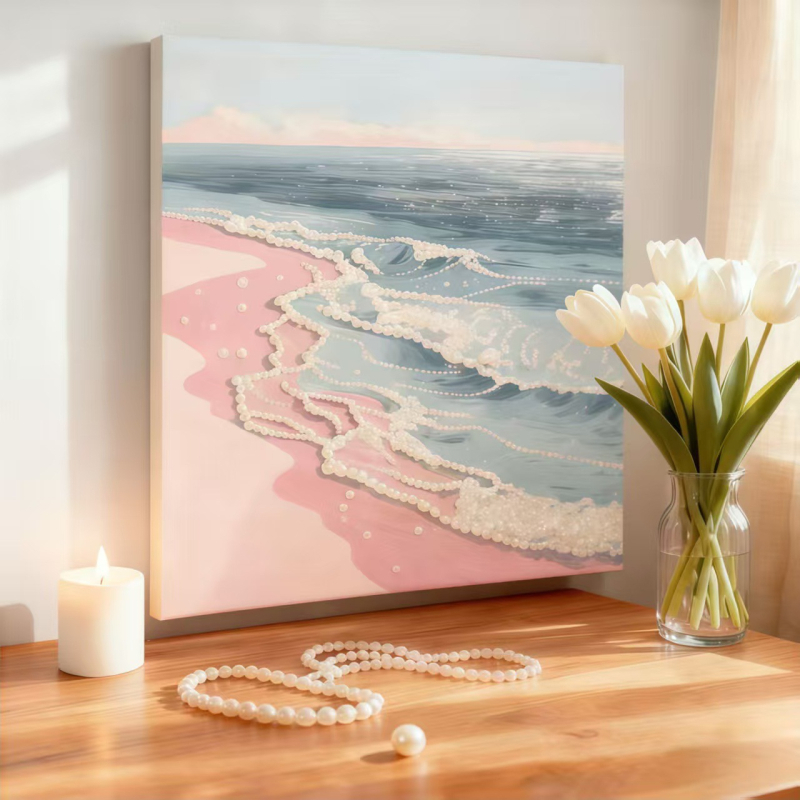 DIY Πίνακας Μαργαριριών – Αυτοκόλλητος Θεός του Πλούτου, Νέος Κινέζικος Στυλ; Κατάλληλος για Σαλόνι, Υπνοδωμάτιο, Γραφείο; Δώρο Γάμου και Διακόσμηση Χριστουγέννων; Με πλαστικό πλαίσιο