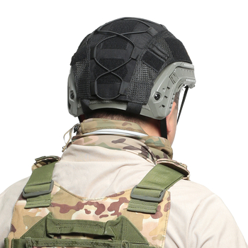 Външно тактическо покривало за каска – найлон, унисекс, камуфлаж с геометричен принт, без подплата, за открити спортове, лято 2022