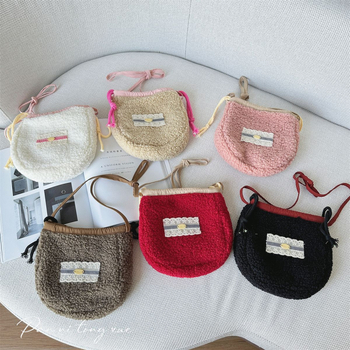 Детска чанта за през кръст с връзка и монетник, геометричен модел, плат, Penny's Childhood Education, есен 2025